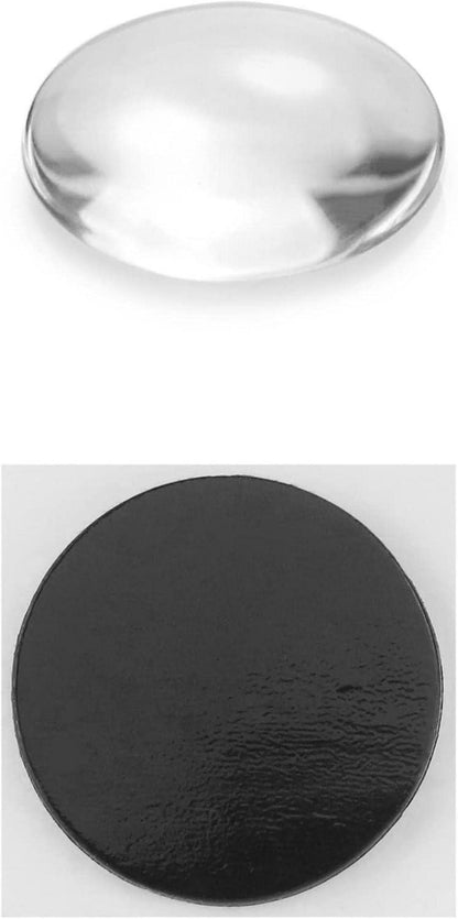 60 Glas Cabochon Magnete Selbstklebend Basteln Kühlschrank Magnet 25 mm