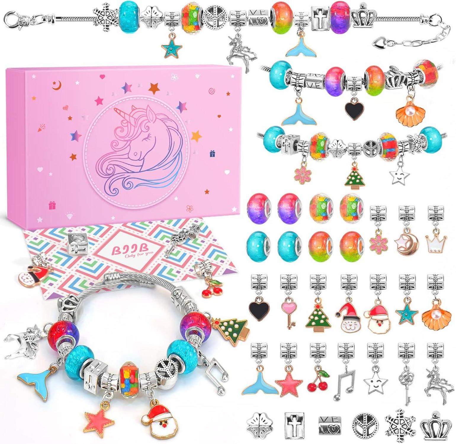 Schmuck Bastelset für Mädchen Weihnachtsgeschenk 5-12 Jahre