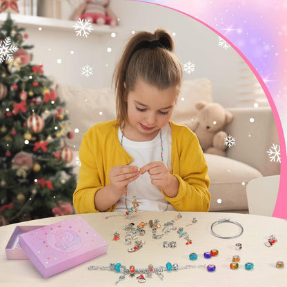 Schmuck Bastelset für Mädchen Weihnachtsgeschenk 5-12 Jahre