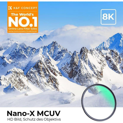 UV-Schutzfilter 112mm B270 Schottglas für Nikon Z 14-24mm f2.8S