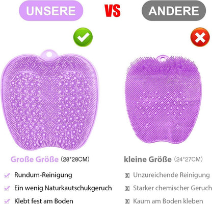 Fußwäscher Massage Pad Rutschfest Reinigt Massiert Peeling Entlastet
