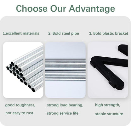 3-Stöckiges Schuhregal Klein | Mini-Schuhregal-Organizer
