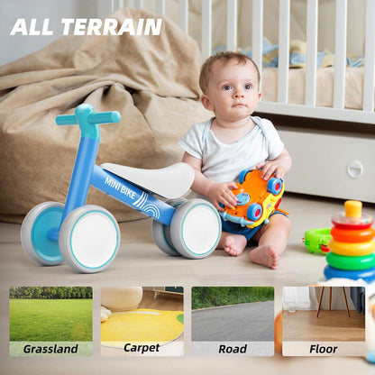 KORIMEFA Kinder Laufrad ab 1 Jahr, Balance Fahrrad 10-24