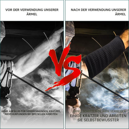 Schnittfeste Armschützer - Level 5 Schutz für Garten & Arbeit