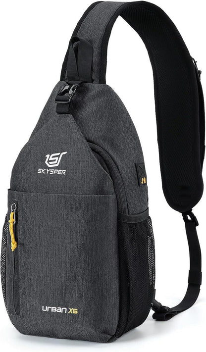 SKYSPER Schultertasche Brusttasche Leichte Sling Bag Wasserfest
