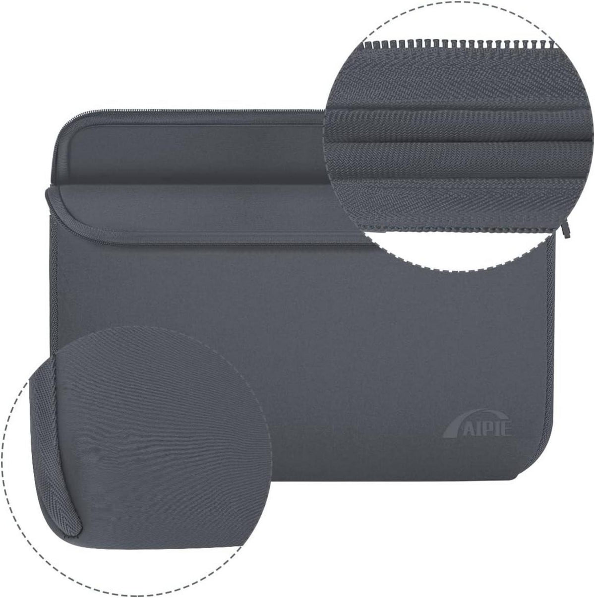 Laptophülle 13 14 Zoll Notebook Schutzhülle Grau 35x25,5x2,5 cm aiPie