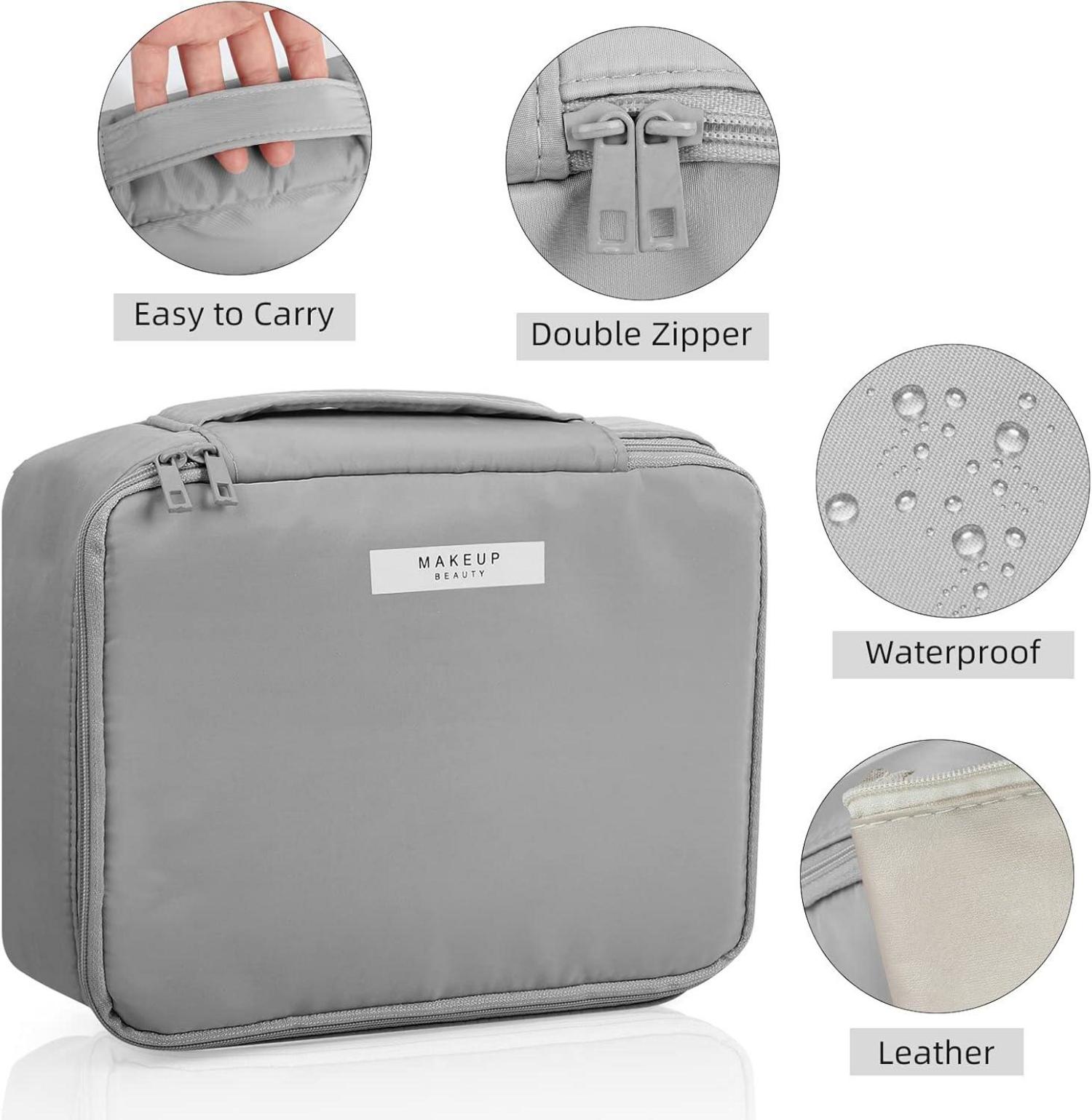 Kosmetiktasche Set wasserdicht, tragbar, Schminktasche, Damen, Mädchen