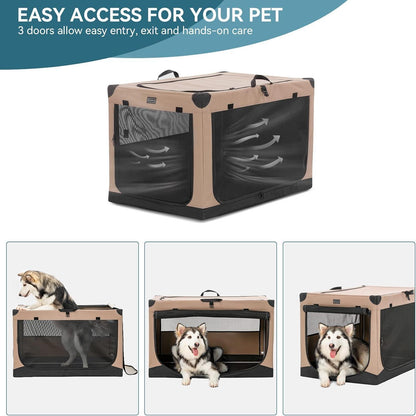 Faltbare Hundebox mit Stoffbezug – Sicher & Komfortabel für Reisen