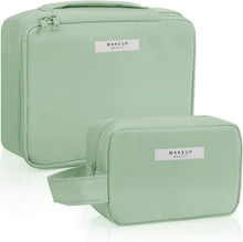 2er Set Wasserdichte Kosmetiktaschen für Damen und Mädchen