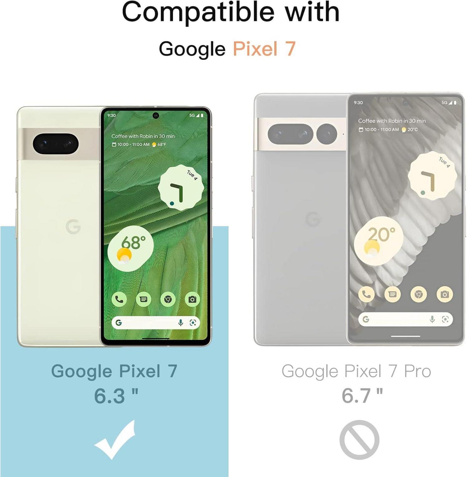 Displayschutz Google Pixel 7 Kamera Schutz Glas Folie Panzer HD Klar 2