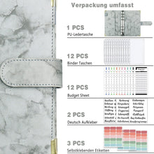 A6 Budget Planner Deutsch Geld Organizer Binder Taschen
