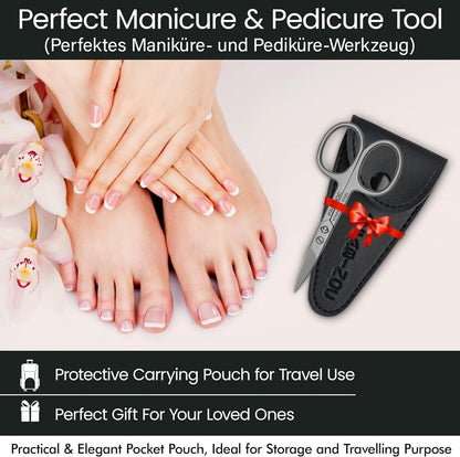 Gebogene Nagelhautschere deutsche Qualität Nagelschere für Damen & Herren