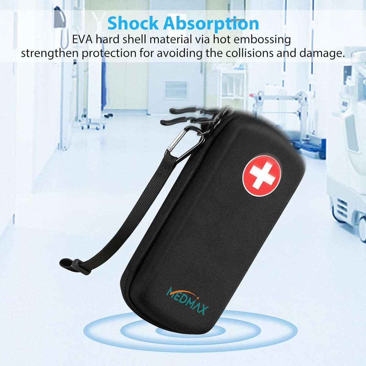 Insulin Kühltasche mit 2 Kühlakkus – Tragbare Diabetikertasche