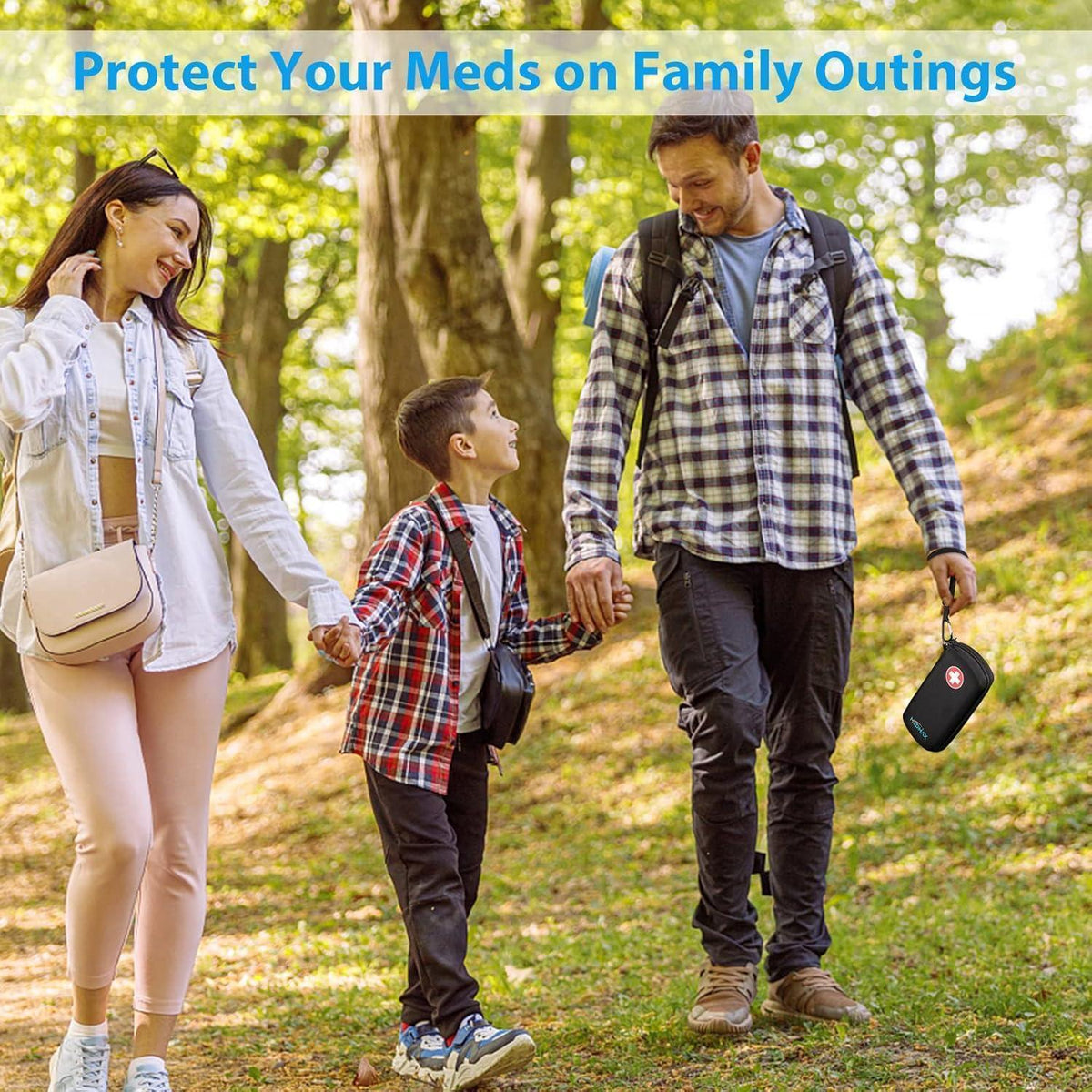Insulin Kühltasche mit 2 Kühlakkus – Tragbare Diabetikertasche