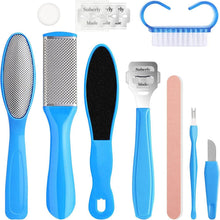 Professionelles Pediküre Fußpflege Set 10in1 Hornhauthobel Fussfeile