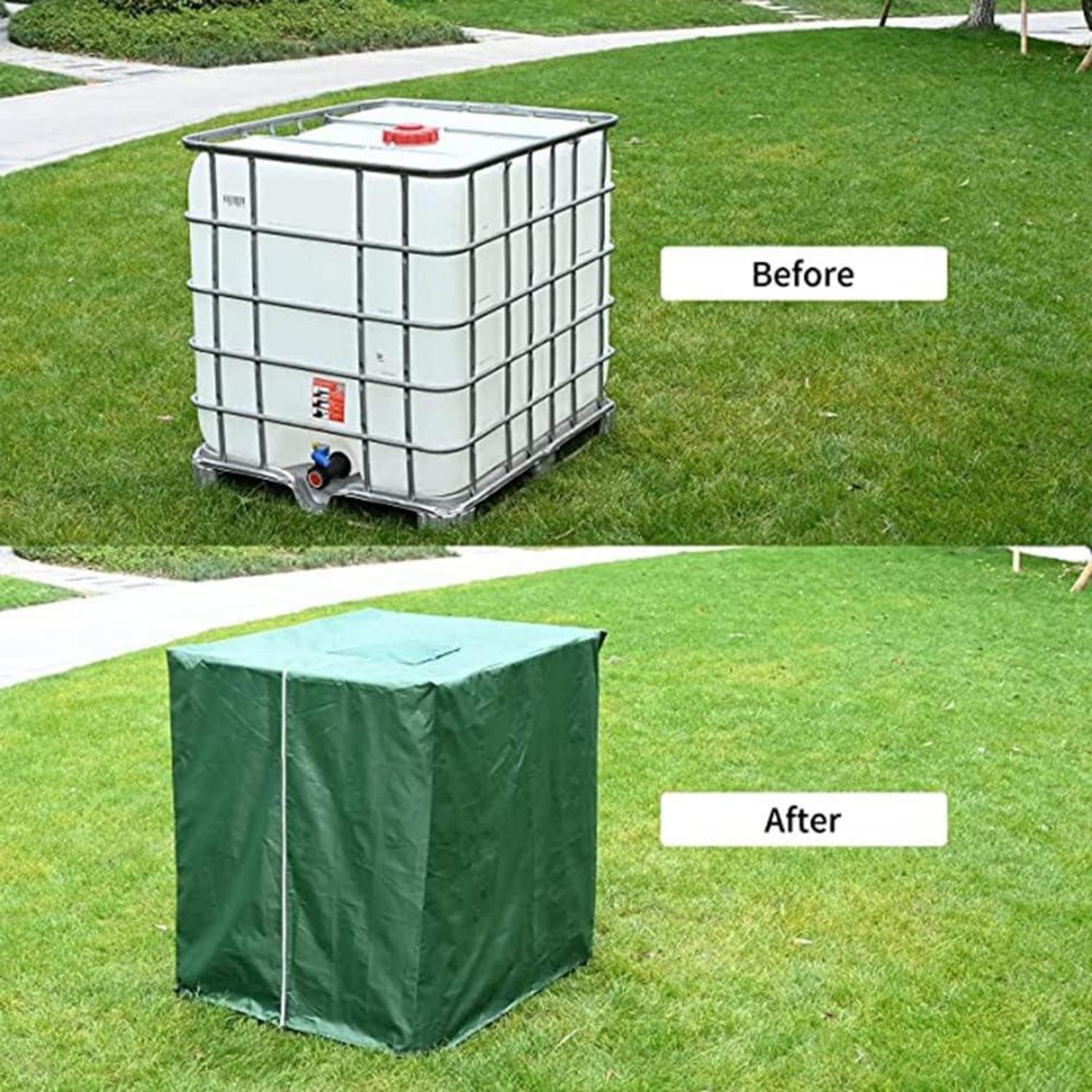 IBC Tank Abdeckung 1000l Regenwasser Schutzhülle Behälter Cover