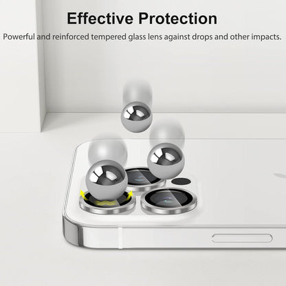 Kameraschutz 4er Set iPhone 14 Pro Max 9H Härteglas HD-Klarheits