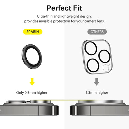 4x SPARIN Kameraschutz für iPhone 14 Pro Max 9H Härte Glas HD Protector