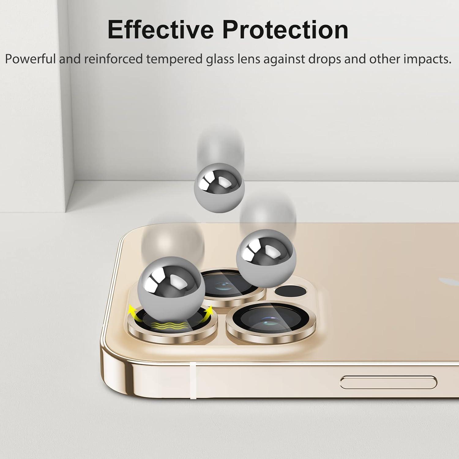 Kameraprotector für iPhone 14 Pro Max, 4er Set, 9H Härte, HD-Klarheit