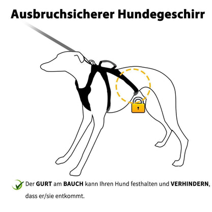 Ausbruchsicher Hundegeschirr Gepolstert Rosa L