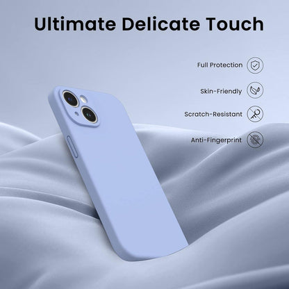 iPhone 14 Plus Hülle 6,7 Zoll mit Panzerglasfolie und Silikon Case
