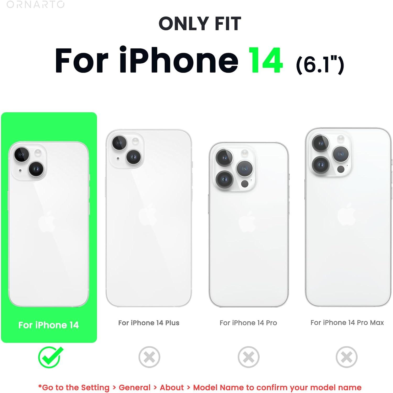 iPhone 14 Hülle 6,1 Zoll 2022 Silikon Case Flüssig Schutz