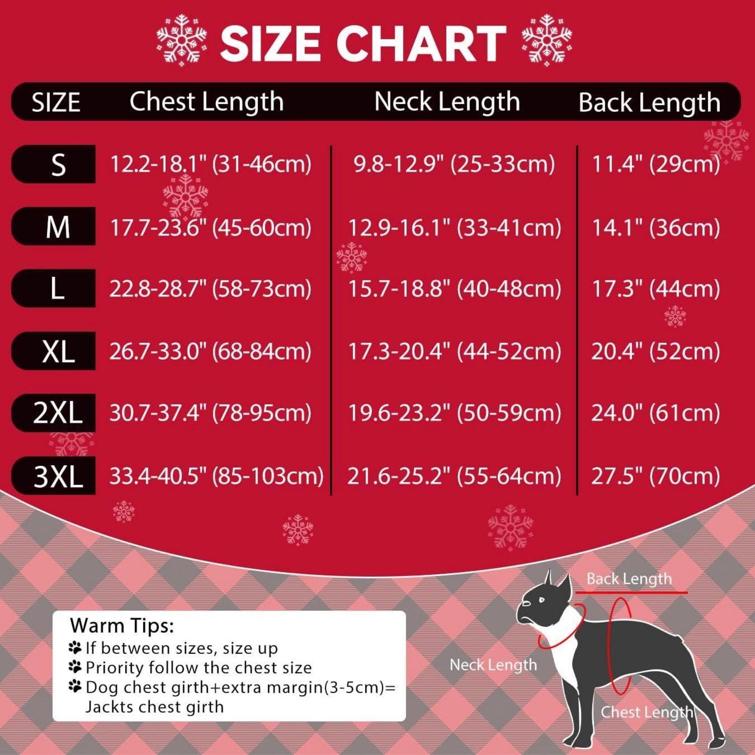 Wendbarer Hundemantel Winter Warm Reflektierend Rot XL