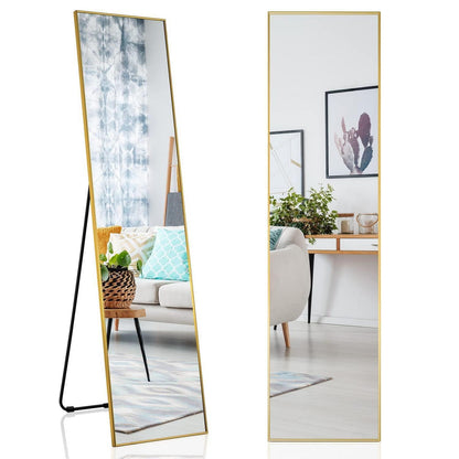 Ganzkörperspiegel 160x40cm – Stand- & Wandspiegel mit Aluminiumrahmen