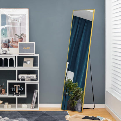 Ganzkörperspiegel 160x40cm – Stand- & Wandspiegel mit Aluminiumrahmen
