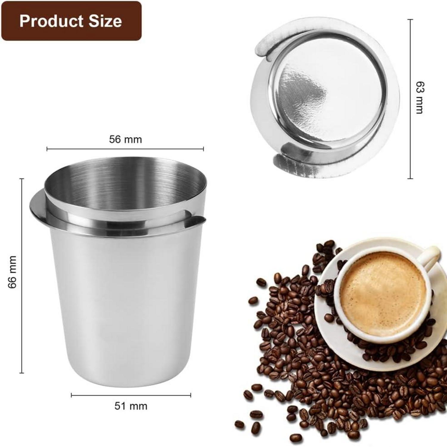 Edelstahl Kaffee Dosierbecher 51mm Empfangstasse für