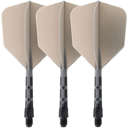 Dartflights und -schaft Set, Big Wing Shape, Größe M