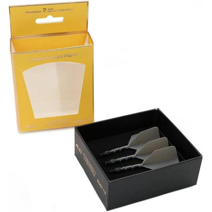 Dartflights und -schaft Set, Big Wing Shape, Größe M