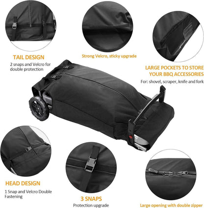 Gasgrill Abdeckung für Weber Traveler LP Black 9010053 115x65x24cm