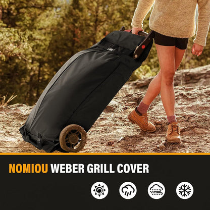 Gasgrill Abdeckung Weber Traveler 115x65x24cm wasserdicht 600D