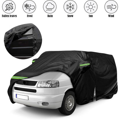 Autoabdeckung Vollgarage für VW T4 SWB – Wetterfest & Reflektierend