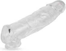 Penishülle 17cm für Penisvergrößerung & Verlängerung, mit Hodenring