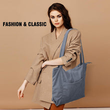 Captain Blues Cord Umhängetasche Damen Groß Tote Bag für