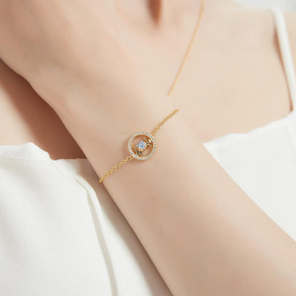 Herzschlag Armband 925 Silber verstellbar Zirkonia Damen Geschenk