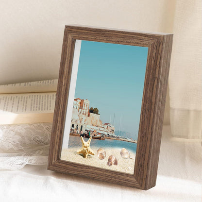 3D Bilderrahmen Set 10x15 cm mit Drehbaren Clips und Glas