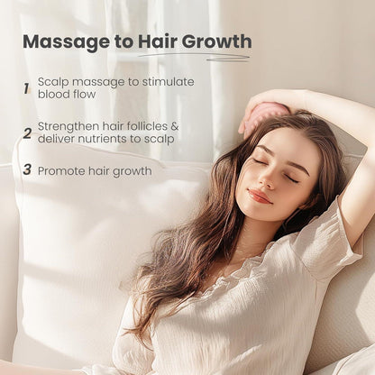 Kopfhaut Massagebürste Silikon Scalp Massager für Haarwachstum & Peeling