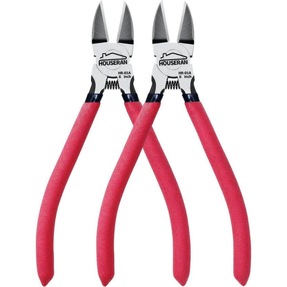 Präzisions-Seitenschneider 152mm, 2 Stück, Rot