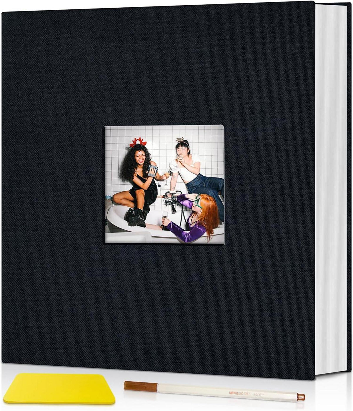 Selbstklebendes Fotoalbum mit Bildanzeige, Scrapbook für 10x15