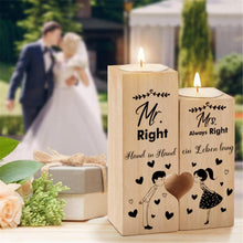 KAAYEE Herzförmiger Kerzenhalter - Hochzeitsgeschenk für