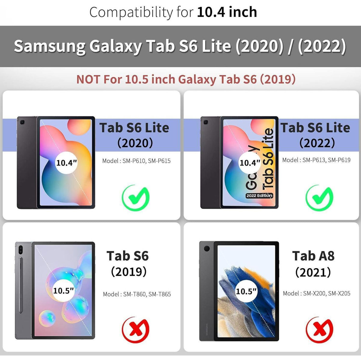 Schutzhülle mit Stifthalter für Samsung Galaxy Tab S6 Lite 10.4 Zoll