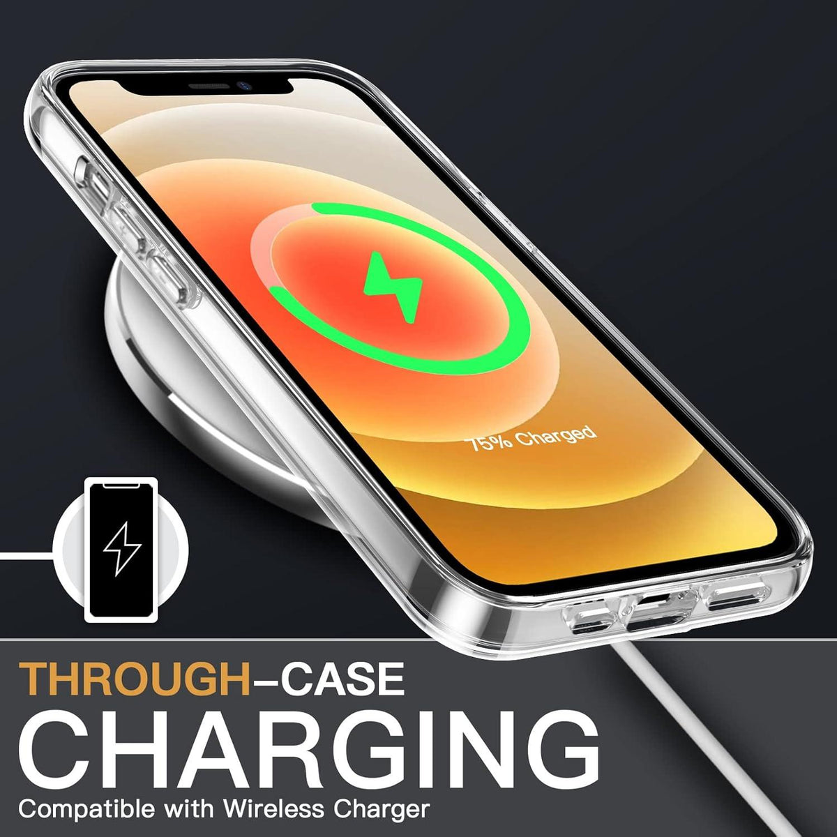Hülle Schutzfolie Kamerahülle Glasfolie für iPhone 12 6,1 Zoll Transparent