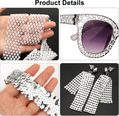 70er 80er Jahre Disco Accessoires Set Damen Fasching