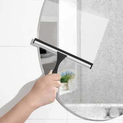 Duschabzieher Edelstahl Glastür Squeegee 10 Zoll Gummi Heavy-Duty