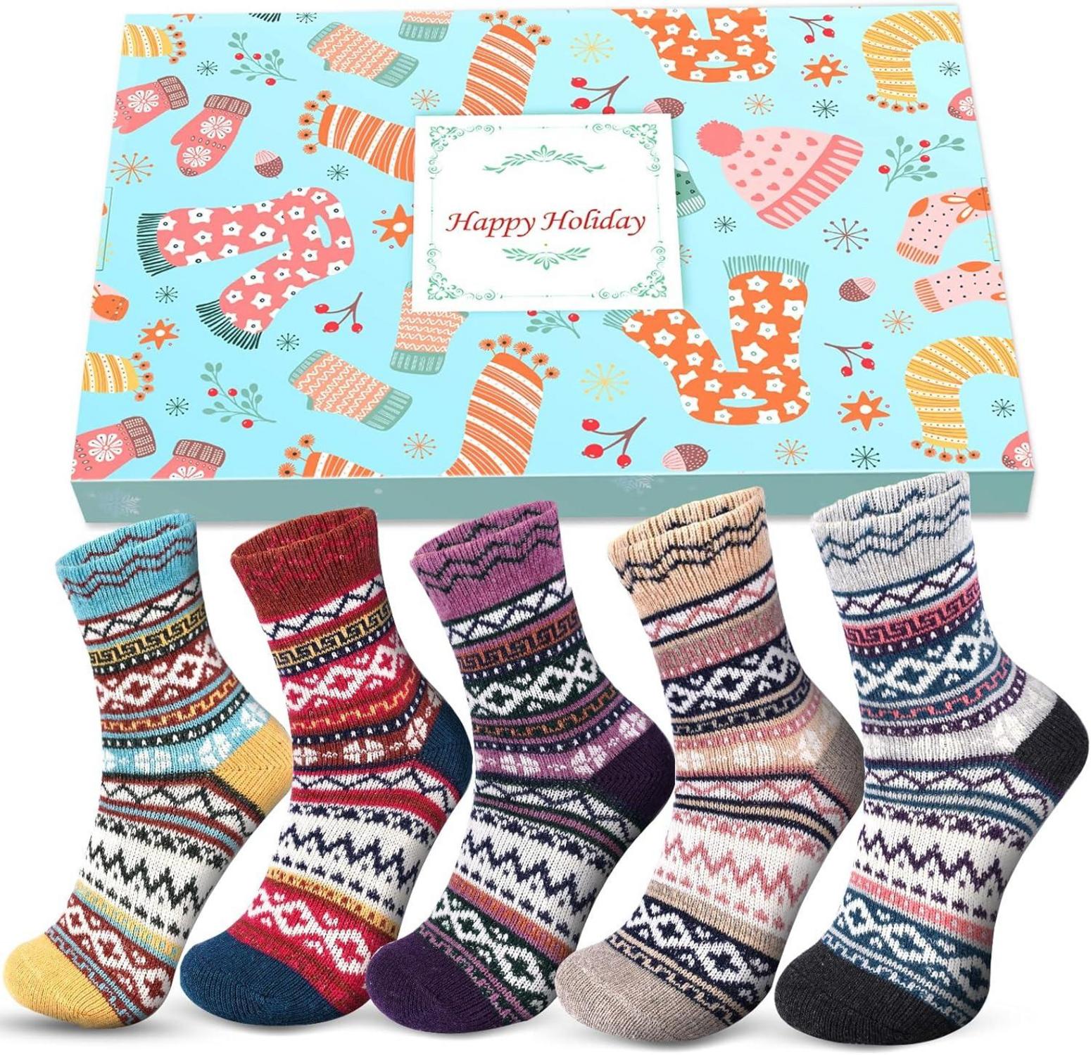 Thermosocken Damen Weihnachten: Warme Socken Wintersocken
