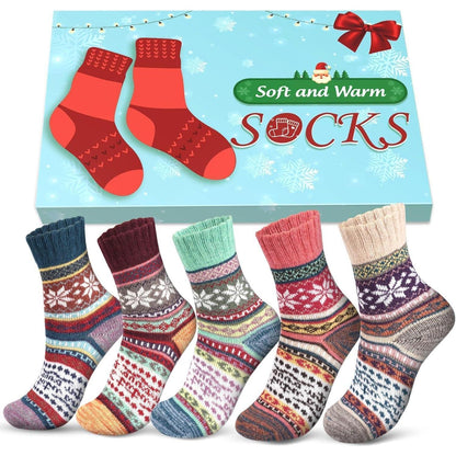 Wollsocken Damen Geschenke Weihnachten: Warme Thermosocken