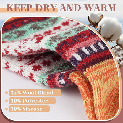 Wollsocken Damen Geschenke Weihnachten: Warme Thermosocken
